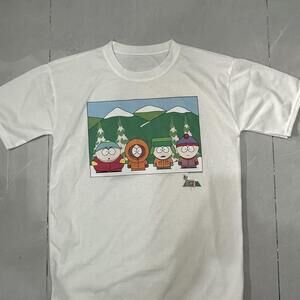 White South Park Cartoon Tee